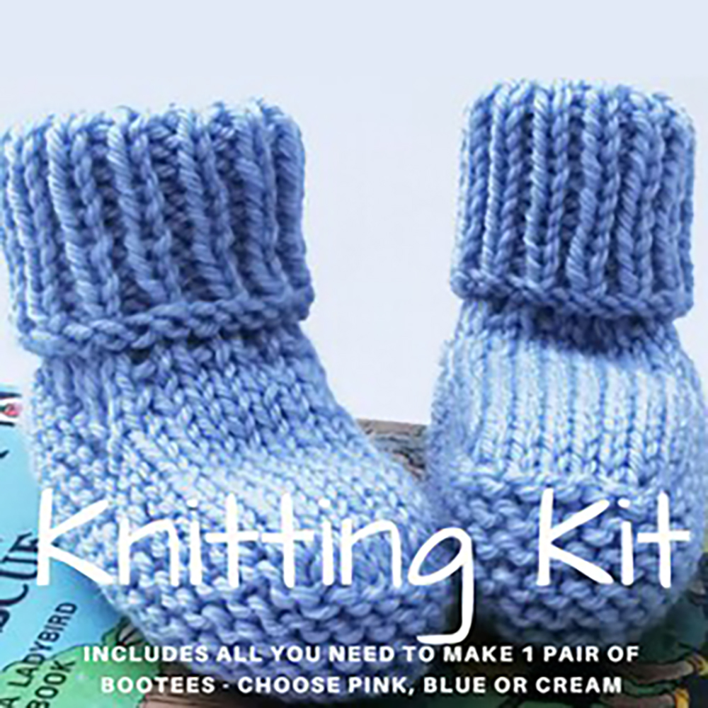 booties knitting kit