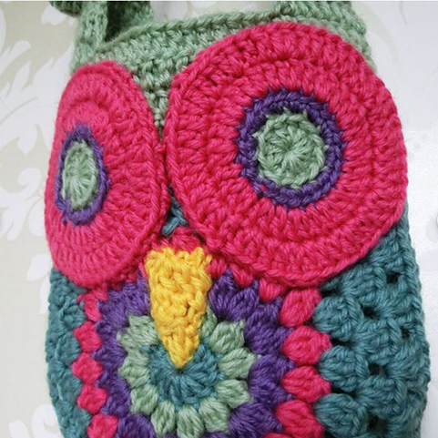 crochet Owl BAg