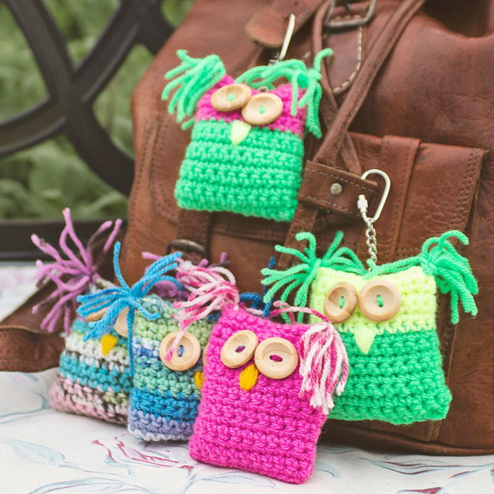 crochet bag charms