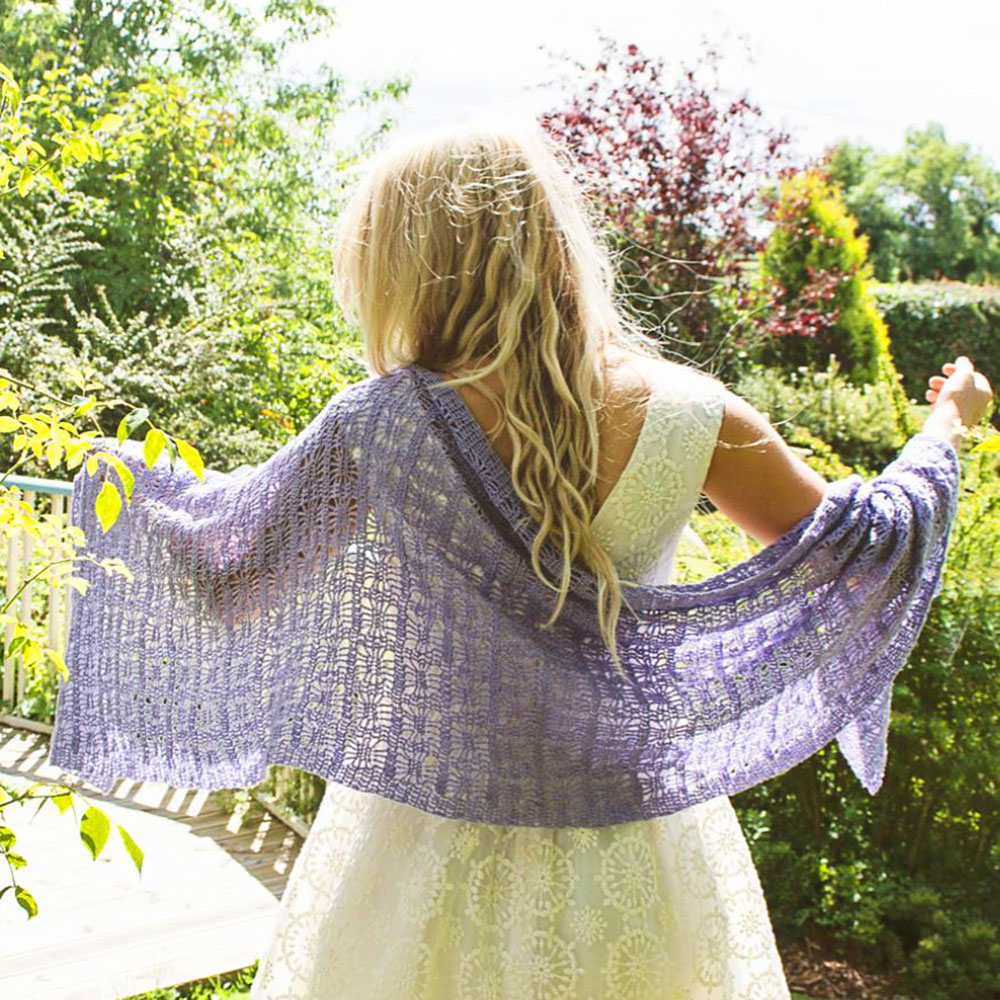 crochet lace shawl