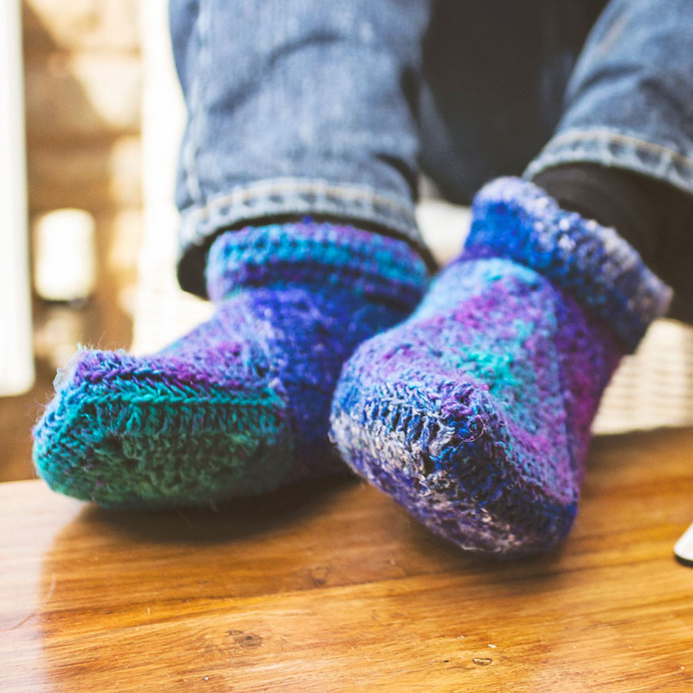 crochet slippers